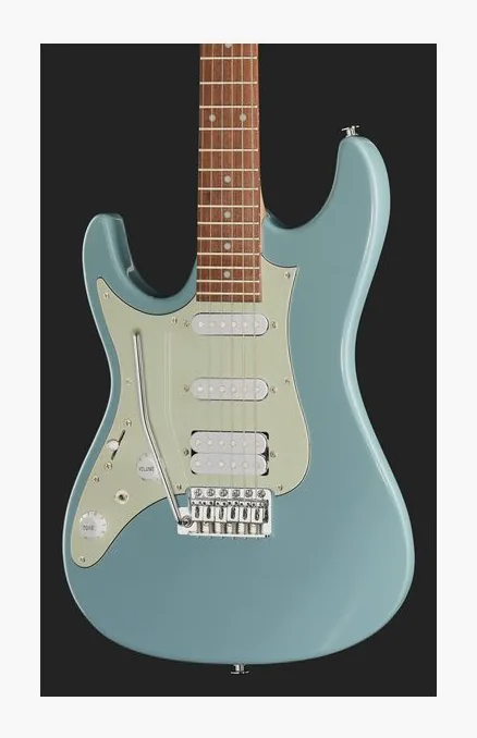 Ibanez AZES40L-PRB, curvas del cuerpo vistas desde arriba