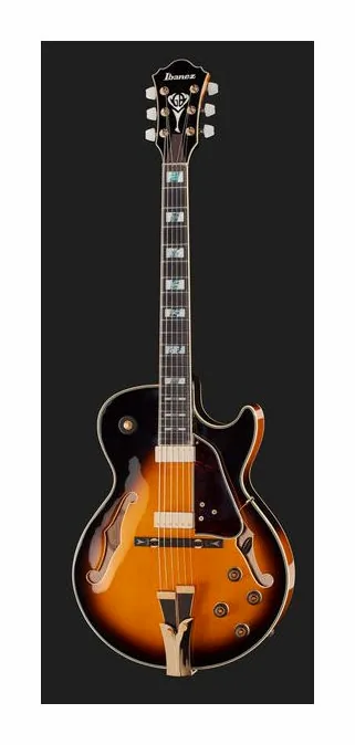 Ibanez GB10SE-BS George Benson, perfil lateral del cuerpo