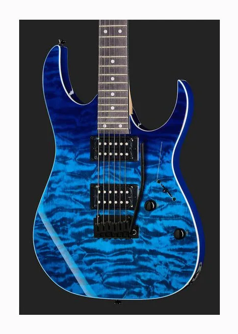 Ibanez GRG120QASP-BGD, perfil lateral del cuerpo