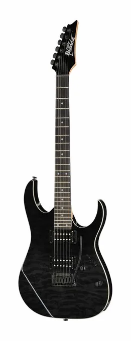 Ibanez GRG120QASP-BKG fotografiado de frente