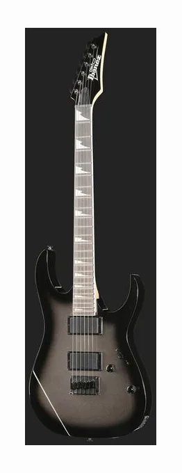 Ibanez GRG121DX-MGS, curvas del cuerpo vistas desde arriba
