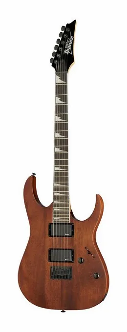 Ibanez GRG121DX-WNF en primer plano frontal