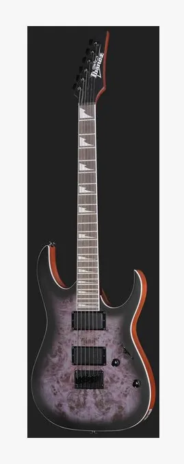 Ibanez GRG121PAR-KBF, cuerpo y acabado en primer plano