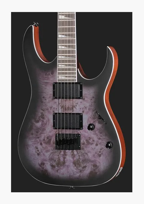 Ibanez GRG121PAR-KBF, selector de pastillas y jack de salida