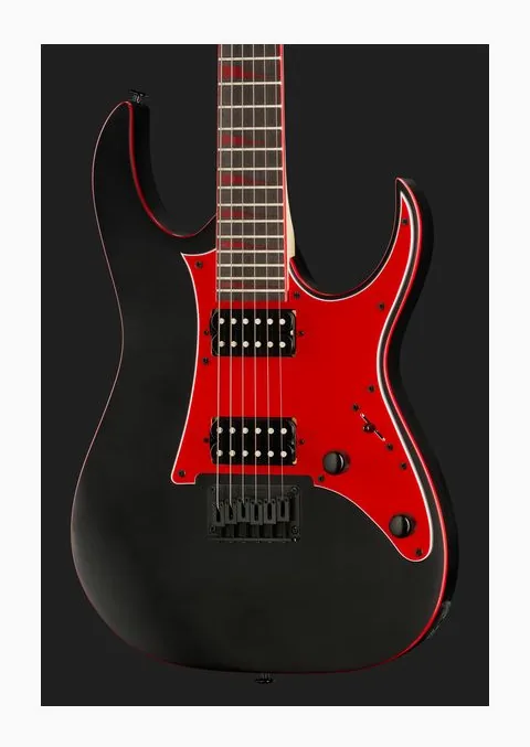 Ibanez GRG131DX-BKF, cejuela y primeras posiciones del diapasón