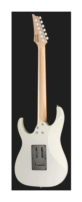 Ibanez GRG140-WH, pala con clavijeros y logotipo