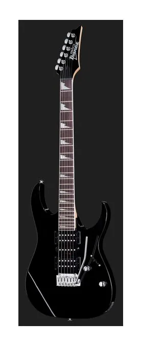 Ibanez GRG170DX-BKN, puente y clavijeros de afinación