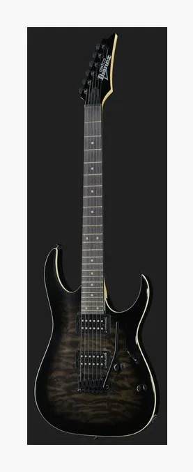 Ibanez GRGA120QA-TKS, cejuela y primeras posiciones del diapasón
