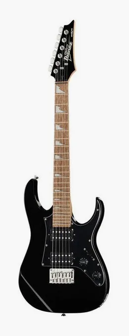 Ibanez GRGM21-BKN E-Guitar Mic visto de frente