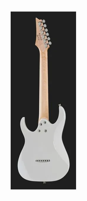 Ibanez GRGM21-WH E-Guitar Micro, pala con clavijeros y logotipo
