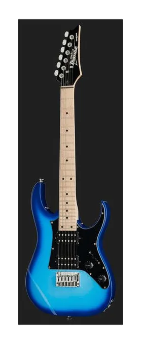 Ibanez GRGM21M-BLT, mástil y diapasón vistos de lado