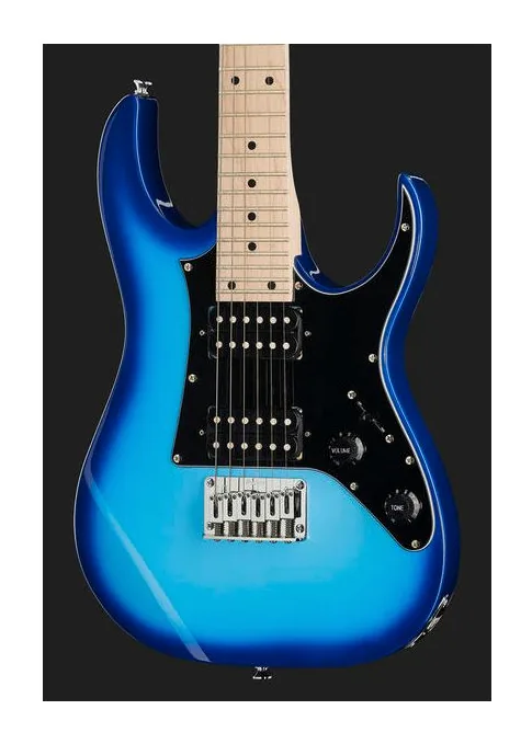 Ibanez GRGM21M-BLT, curvas del cuerpo vistas desde arriba