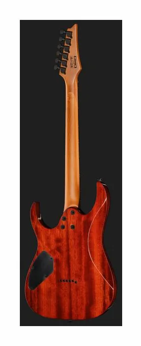 Ibanez GRGR221FA-TDK, curvas del cuerpo vistas desde arriba