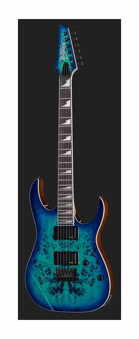 Ibanez GRGR221PA-AQB, curvas del cuerpo vistas desde arriba