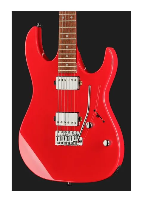 Ibanez GRX120SP-VRD, cejuela y primeras posiciones del diapasón