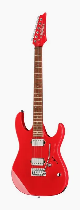 Ibanez GRX120SP-VRD fotografiado de frente