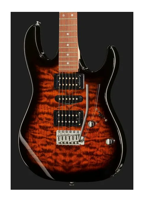Ibanez GRX70QA-SB GIO, pastillas y mandos de control