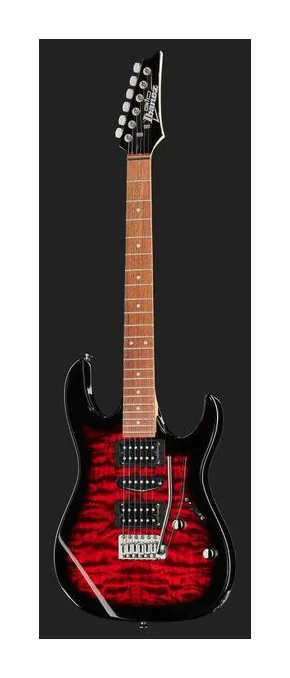 Ibanez GRX70QA-TRB GIO, pala con clavijeros y logotipo