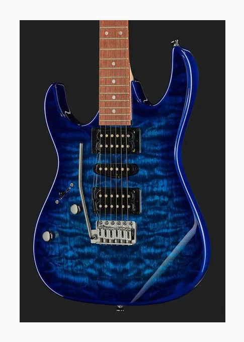 Ibanez GRX70QAL-TBB GIO, pala con clavijeros y logotipo