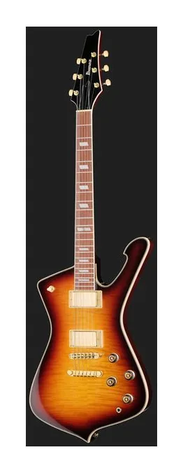 Ibanez IC420FM-VLS, curvas del cuerpo vistas desde arriba