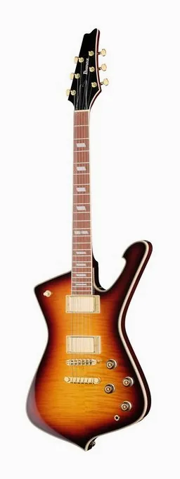 Ibanez IC420FM-VLS en primer plano frontal