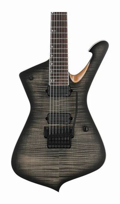 Ibanez ICWH727 Wes Hauch, mástil y diapasón vistos de lado
