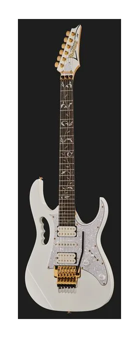 Ibanez JEM7VP-WH, cejuela y primeras posiciones del diapasón