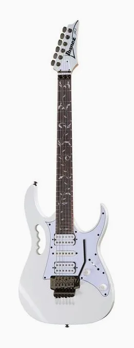 Ibanez JEMJR-WH en primer plano frontal