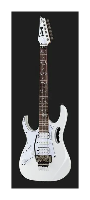 Ibanez JEMJRL-WH, curvas del cuerpo vistas desde arriba