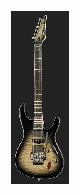 Ibanez JIVA 10-DSB, curvas del cuerpo vistas desde arriba
