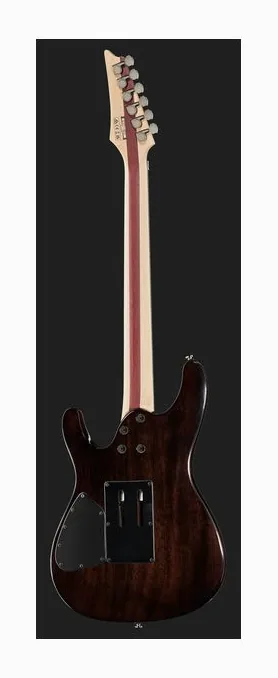 Ibanez JIVA 10-DSB, vista trasera del cuerpo