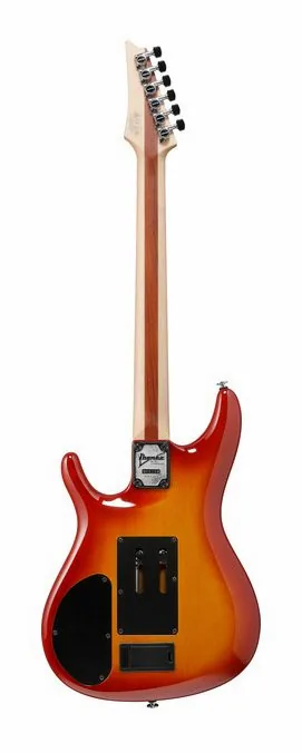 Ibanez JS2470-CS Joe Satriani, curvas del cuerpo vistas desde arriba