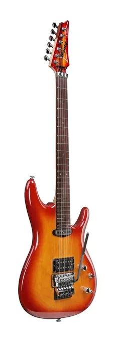 Ibanez JS2470-CS Joe Satriani, curvas del cuerpo vistas desde arriba