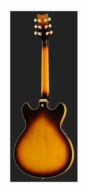 Ibanez JSM10EM-TTB John Scofield, vista trasera del cuerpo
