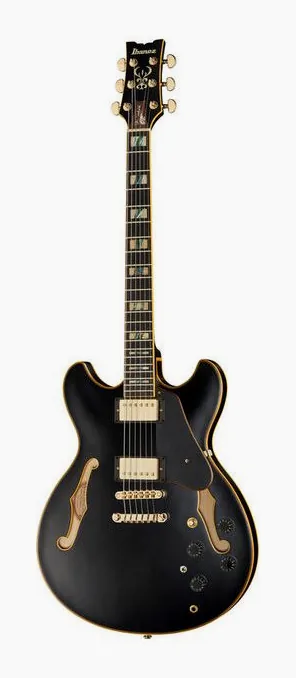 Ibanez JSM20-BKL encuadrado de frente sobre fondo neutro