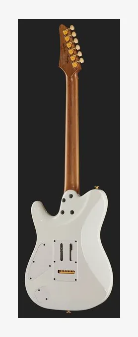 Ibanez LB1-WH Lari Basilio, curvas del cuerpo vistas desde arriba