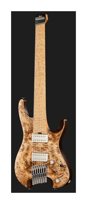 Ibanez QX527PB-ABS, mástil y diapasón vistos de lado