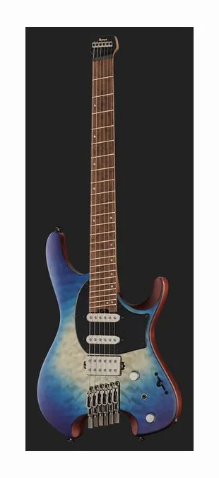 Ibanez QX54QM-BSM, cejuela y primeras posiciones del diapasón