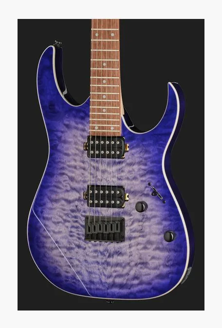 Ibanez RG421QM-CBB, pastillas y mandos de control