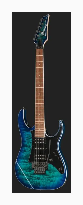 Ibanez RG450QMB-SPB, vista trasera del cuerpo