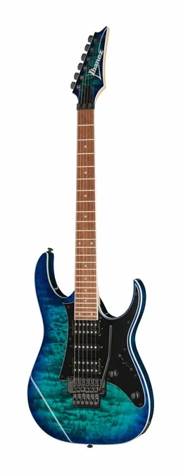 Ibanez RG450QMB-SPB fotografiado de frente