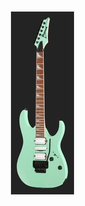 Ibanez RG470DX-SFM, pala con clavijeros y logotipo