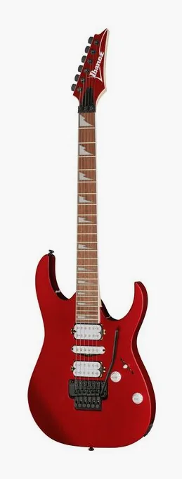 Ibanez RG470DXW-CA en primer plano frontal