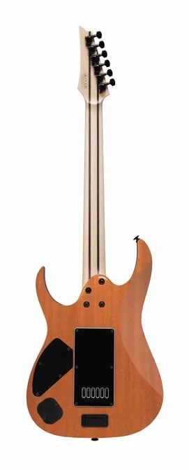 Ibanez RG5121RET-PRT, curvas del cuerpo vistas desde arriba