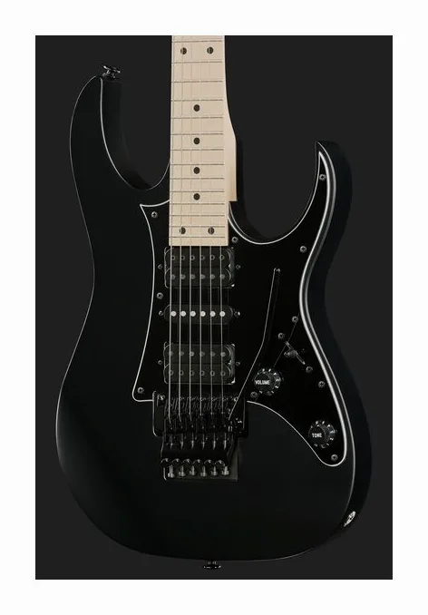 Ibanez RG550-BKF, cuerpo y acabado en primer plano