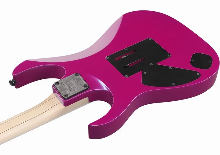 Ibanez RG565R-PN, pala con clavijeros y logotipo