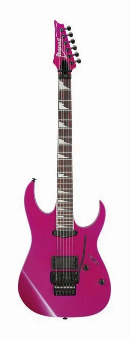 Ibanez RG565R-PN en primer plano frontal