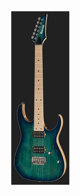 Ibanez RG652AHMFX-NGB, cuerpo y acabado en primer plano