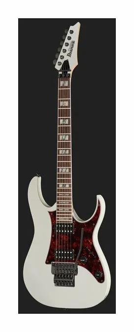 Ibanez RG653DX-WHF, pala con clavijeros y logotipo