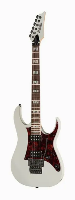 Ibanez RG653DX-WHF fotografiado de frente